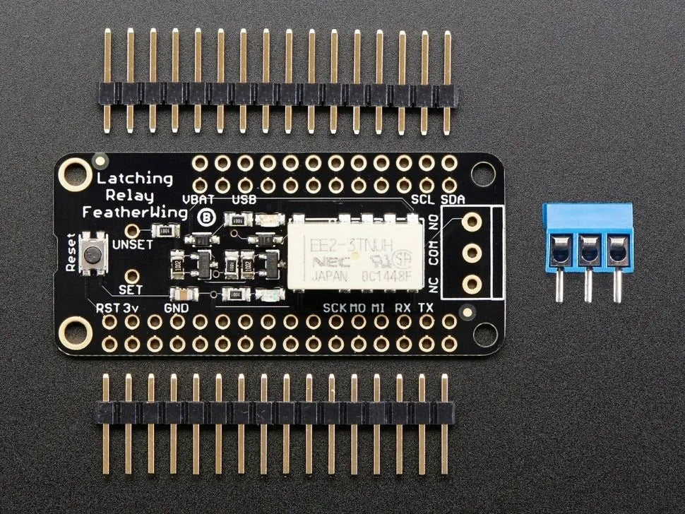 Adafruit Latching Mini Relay FeatherWing