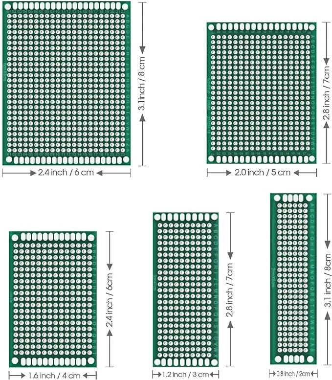 Double Sided Soldering PCB Prototype Boards