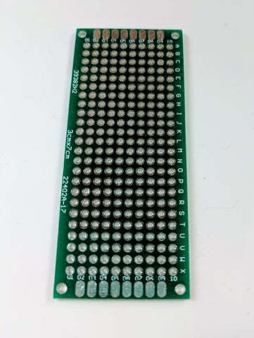 Double sided copper prototyping pcb - 10x26 pins